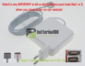  Netzteile für apple macbook pro 13 precision aluminum unibody (16.5V 3.65A 60W) image 1