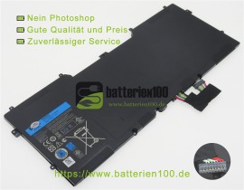  Akkus für dell xps 13-0015slv (7.4V 6350mAh) image 1