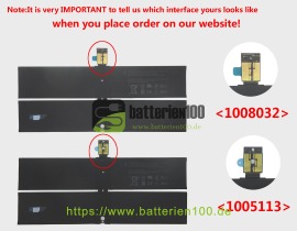  Akkus für microsoft surface laptop 2 (7.57V 5970mAh) image 1