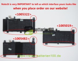  Akkus für asus g731gw (15.4V 4335mAh) image 1